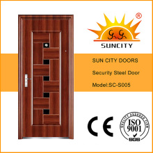 Indian Main Door Design Metal Security Door (SC-S005)